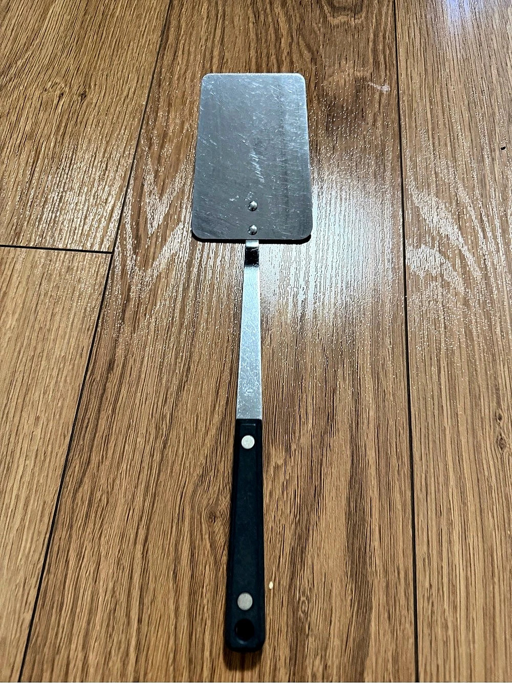 Vtg EKCO FLINT Solid Spatula Turner Flipper Vanadium Stainless Steel